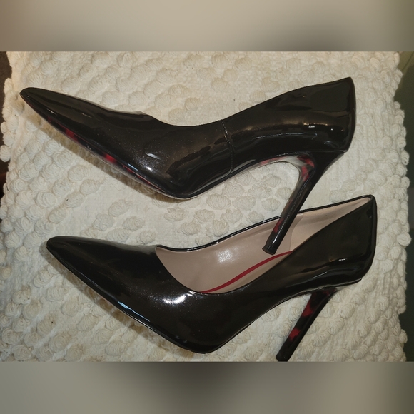 Mix No. 6 Black Patent Leather Heels - Picture 2 of 4
